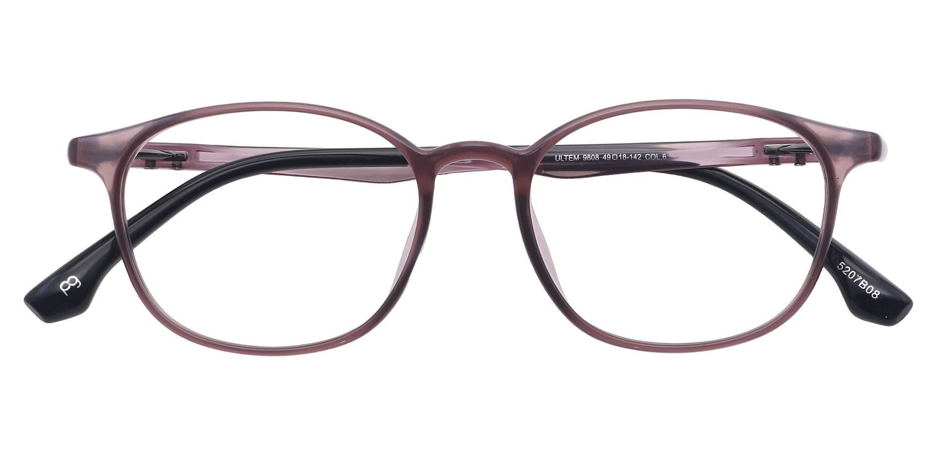 Shannon Oval Eyeglasses Frame - Brown