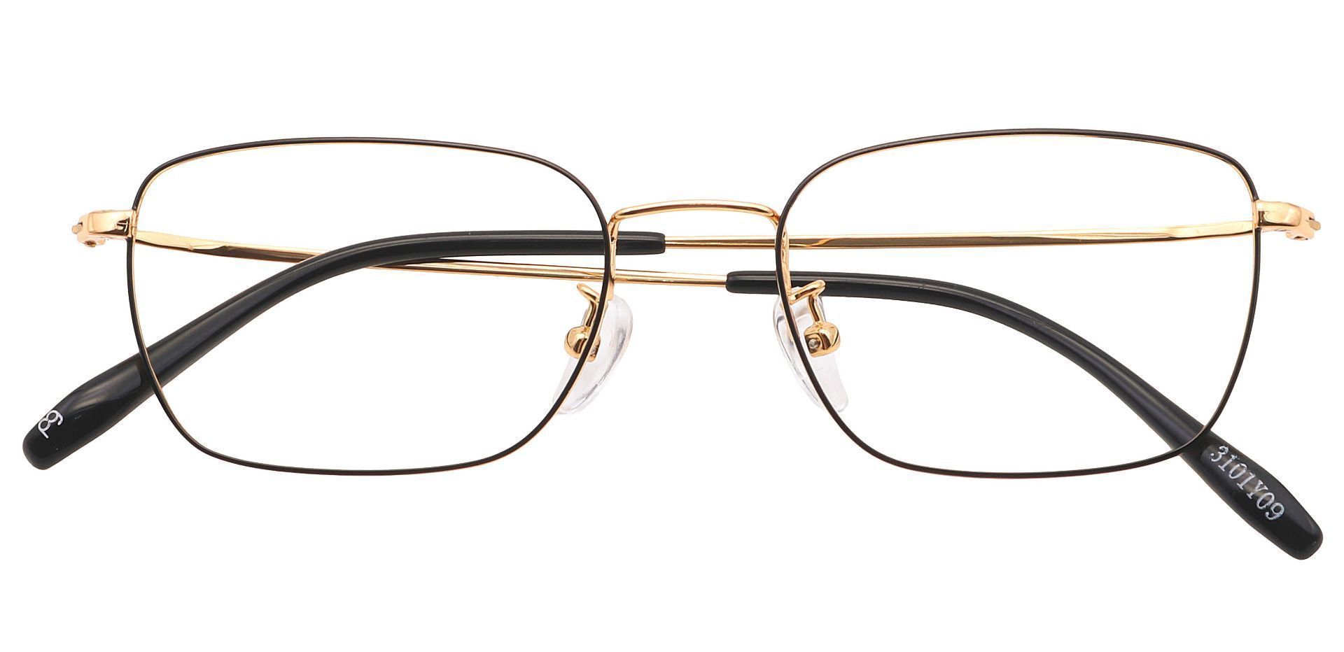 Clare Rectangle Reading Glasses - Yellow