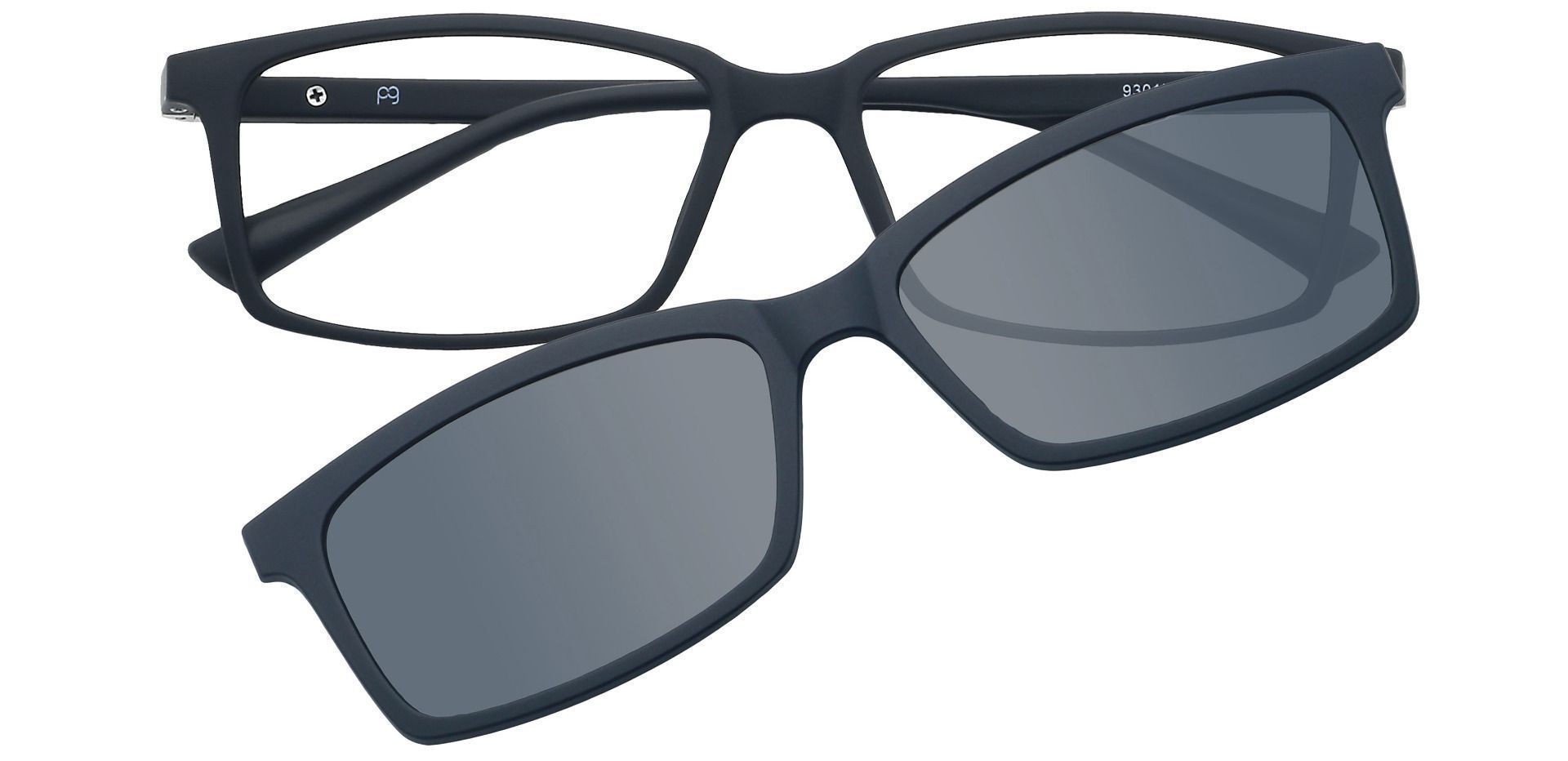 Tahoe Rectangle Non-Rx Glasses - Black