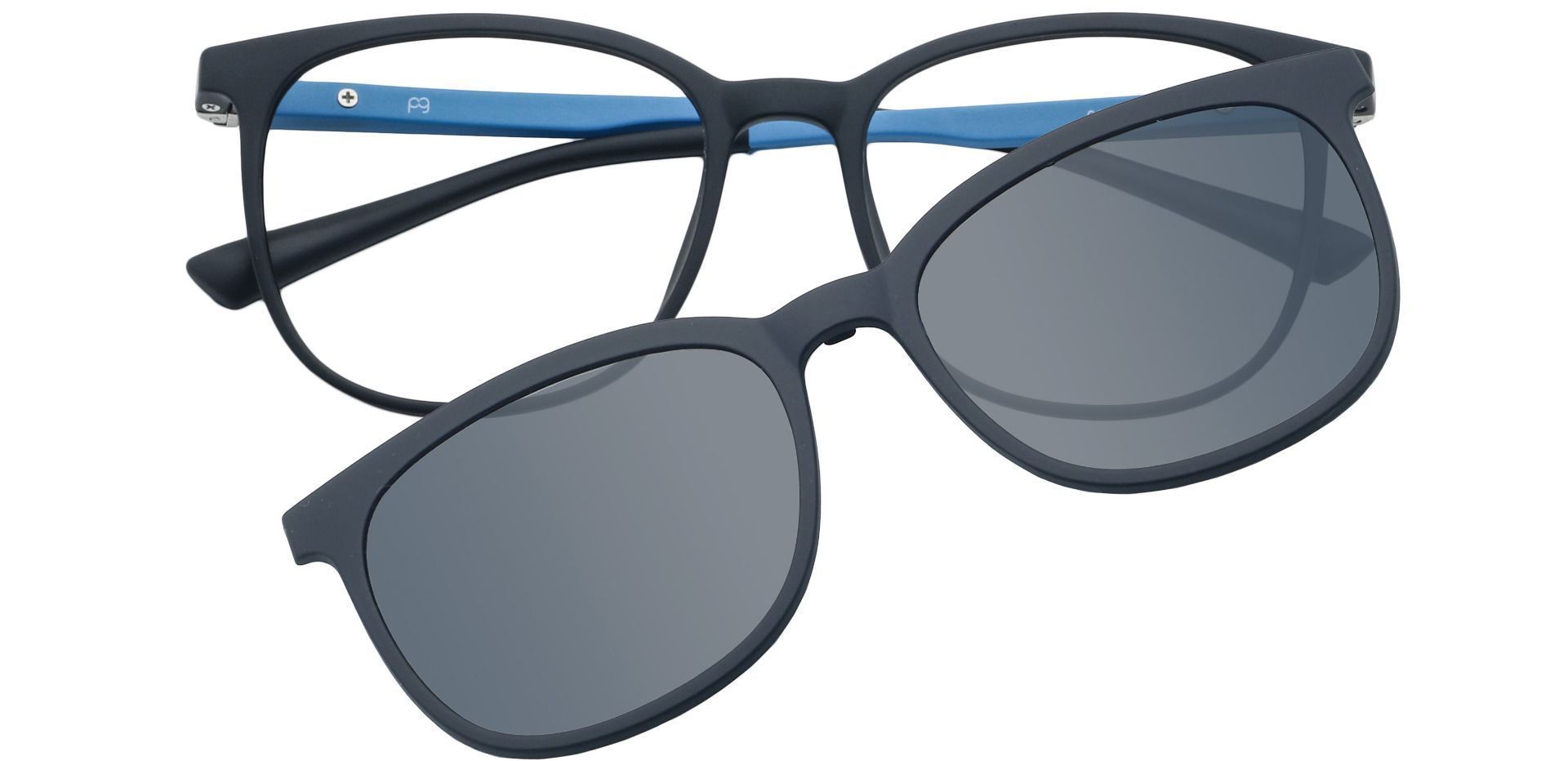 Alfie Square Eyeglasses Frame - Blue