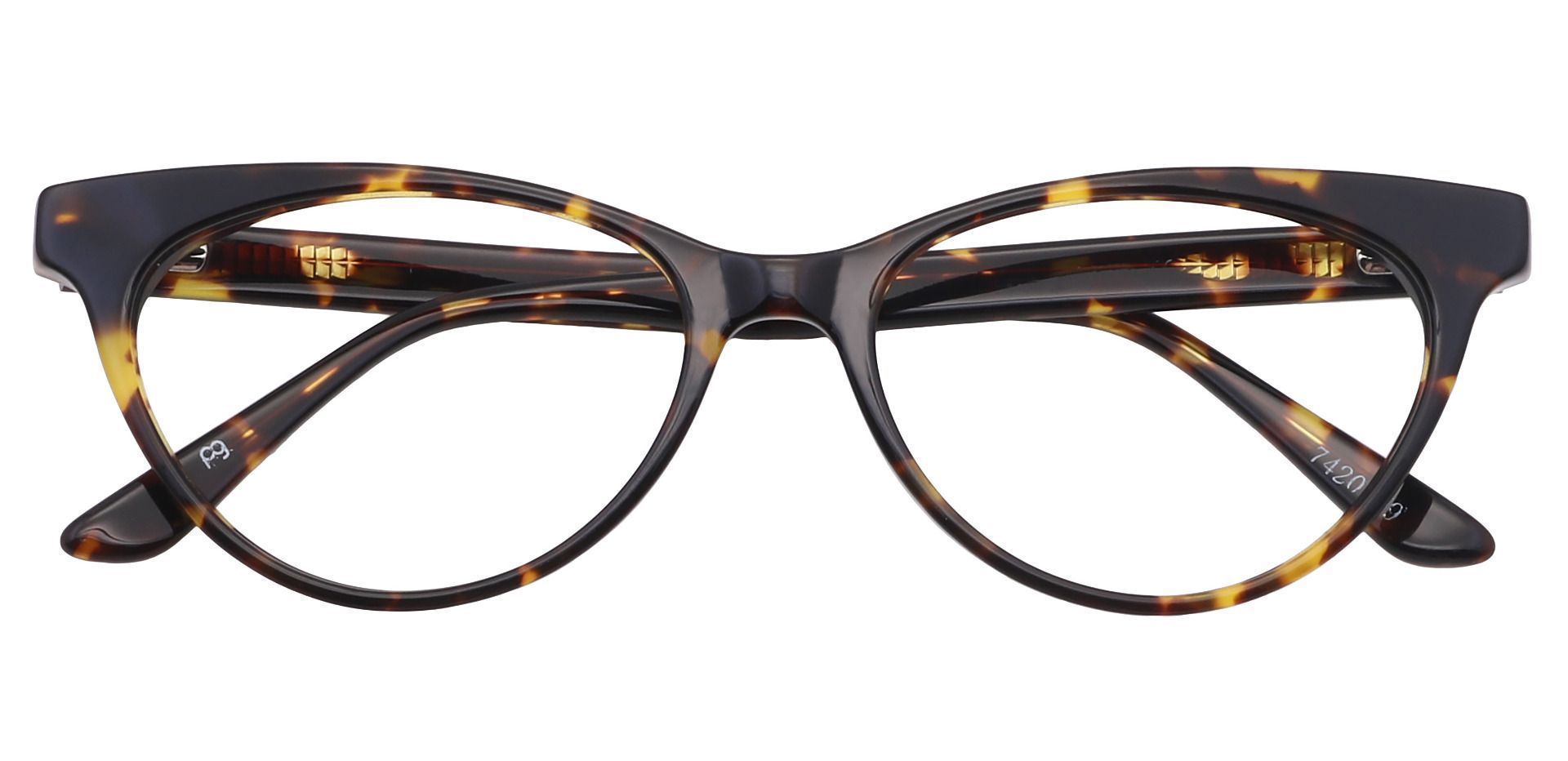 Sabrina Cat Eye Lined Bifocal Glasses - Tortoise