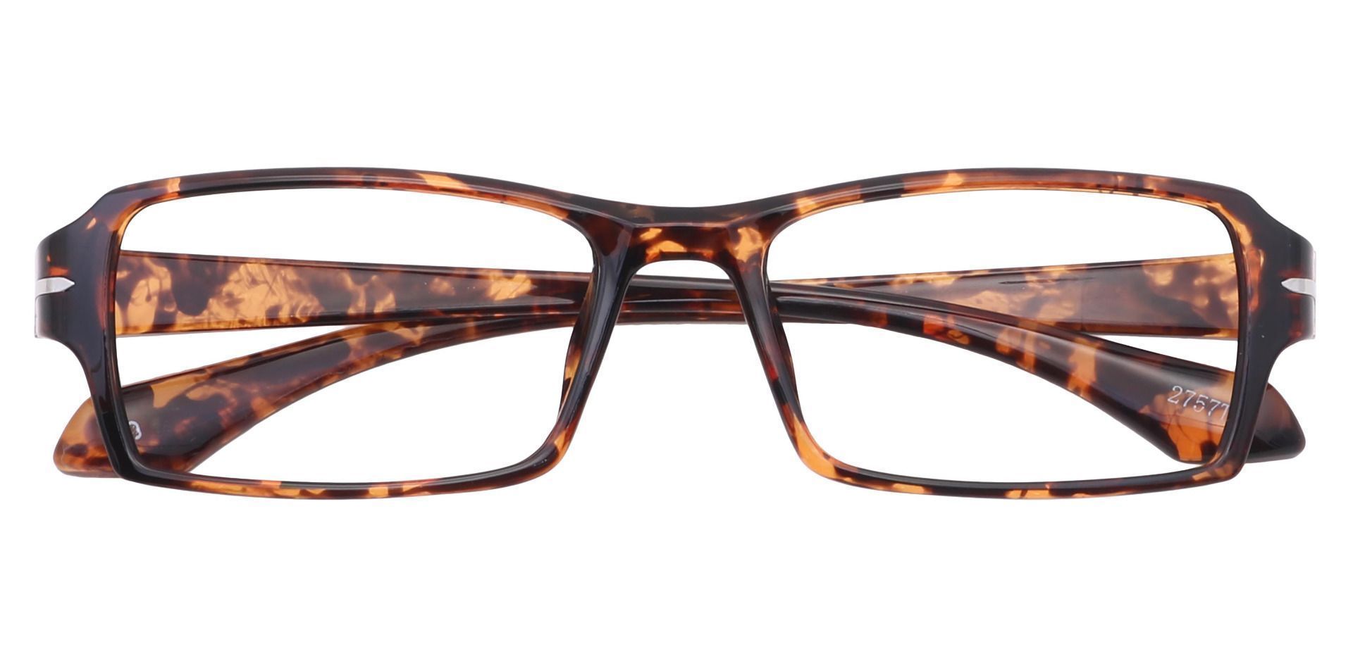 Kaiser Rectangle Eyeglasses Frame - Tortoise
