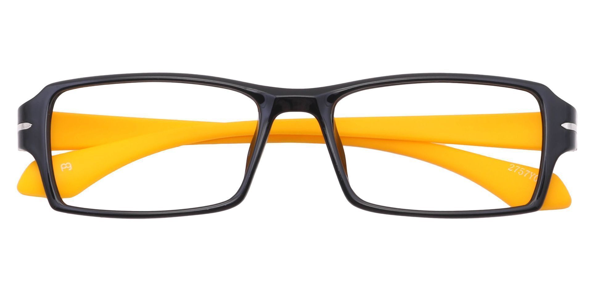 Kaiser Rectangle Reading Glasses - Yellow