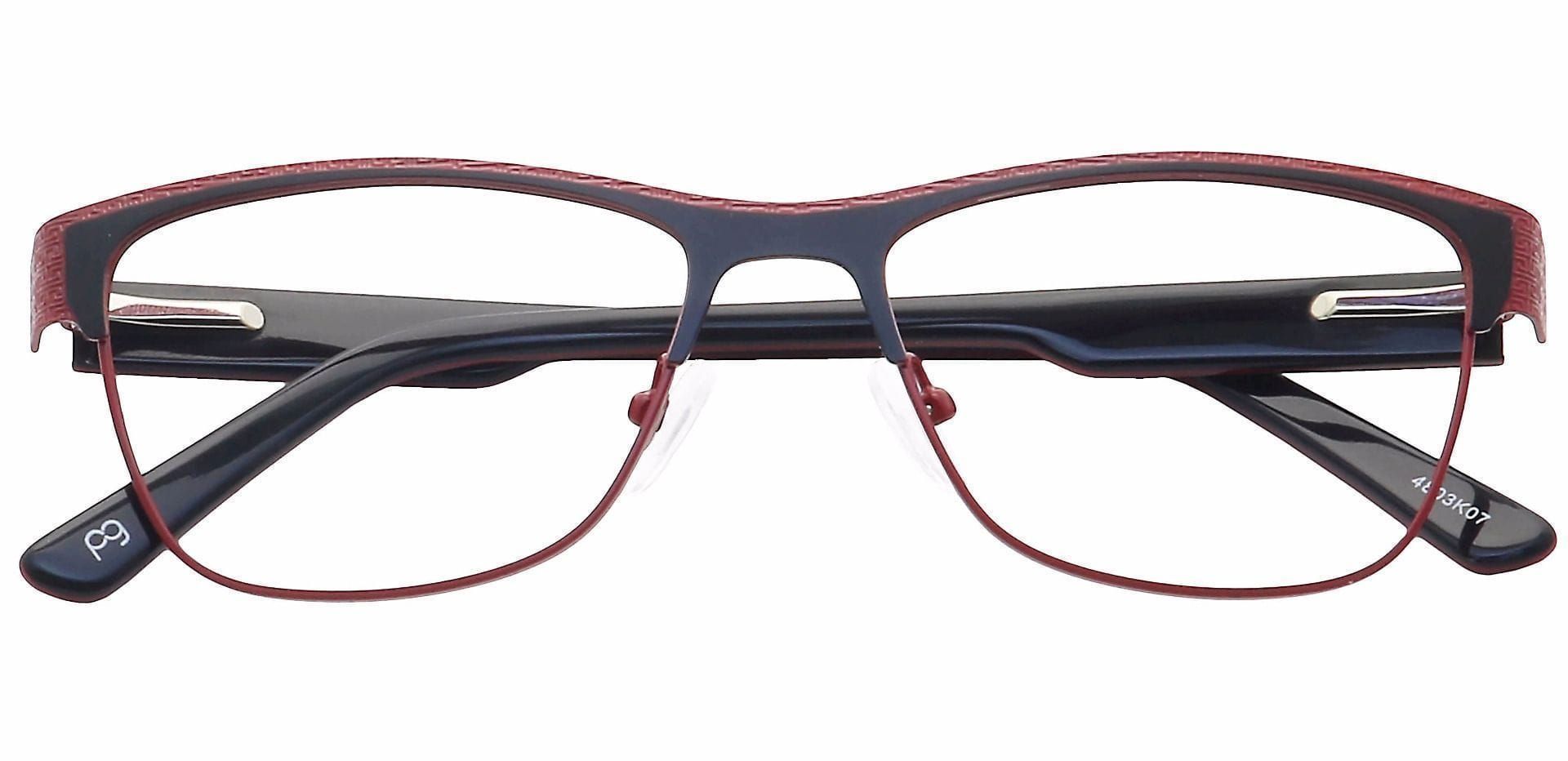 Ama Oval Reading Glasses - Red