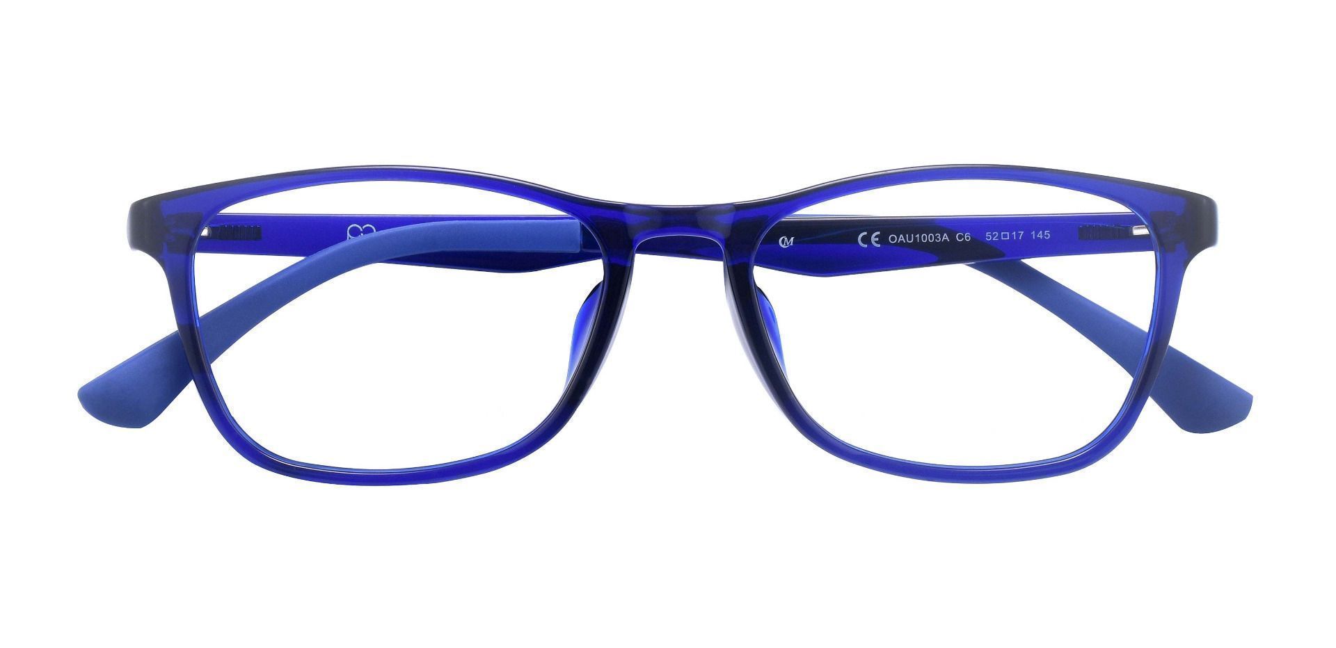 Merritt Rectangle Reading Glasses - Blue