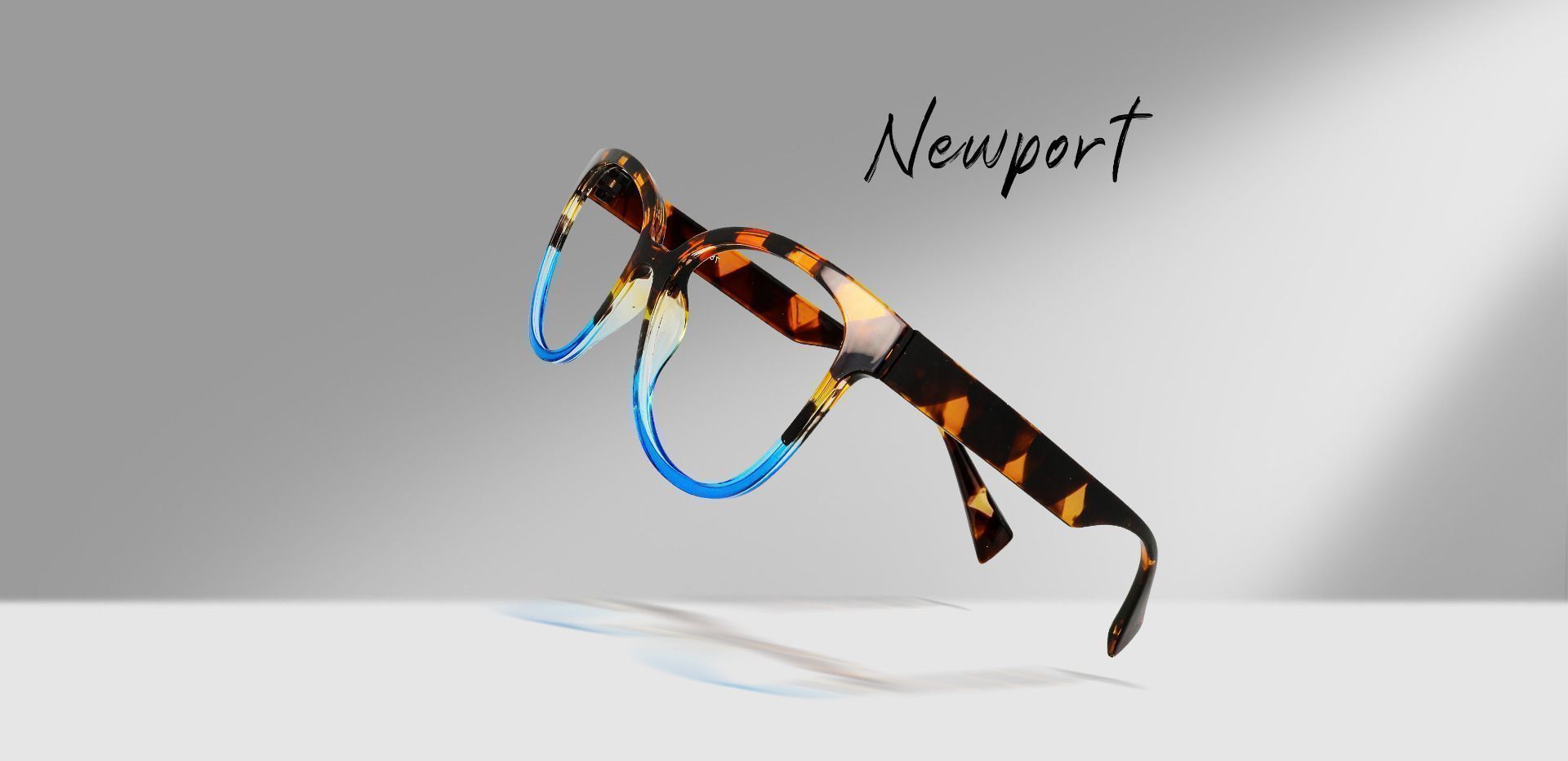 Newport Square Prescription Glasses - Tortoise
