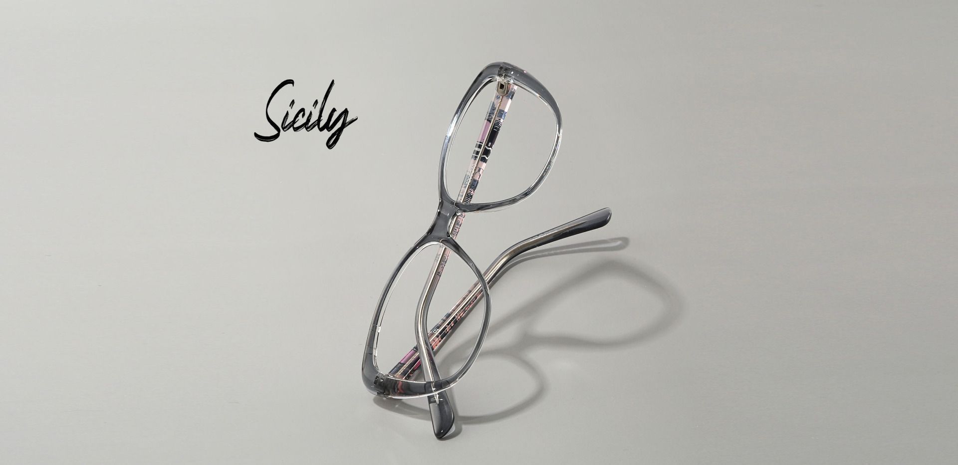 Sicily Cat Eye Prescription Glasses - Gray