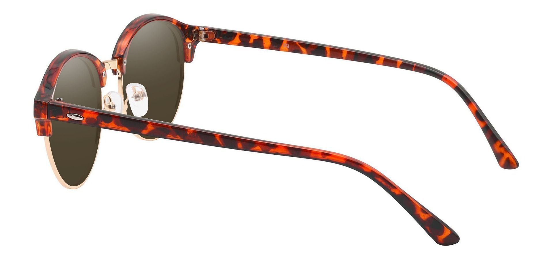 Damon Browline Reading Sunglasses - Tortoise Frame With Brown Lenses