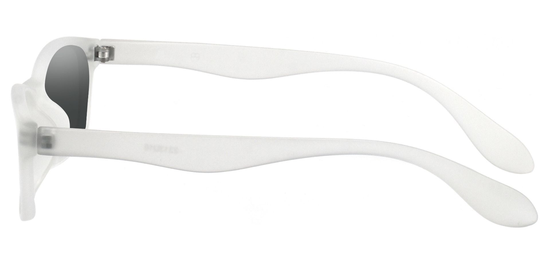 Jubilee Rectangle Single Vision Sunglasses Blue Frame With Gray