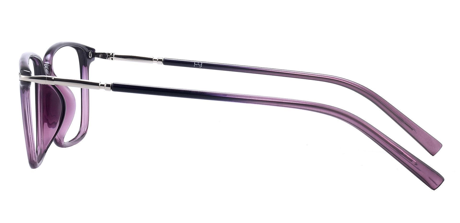 Surrey Rectangle Lined Bifocal Glasses - Purple