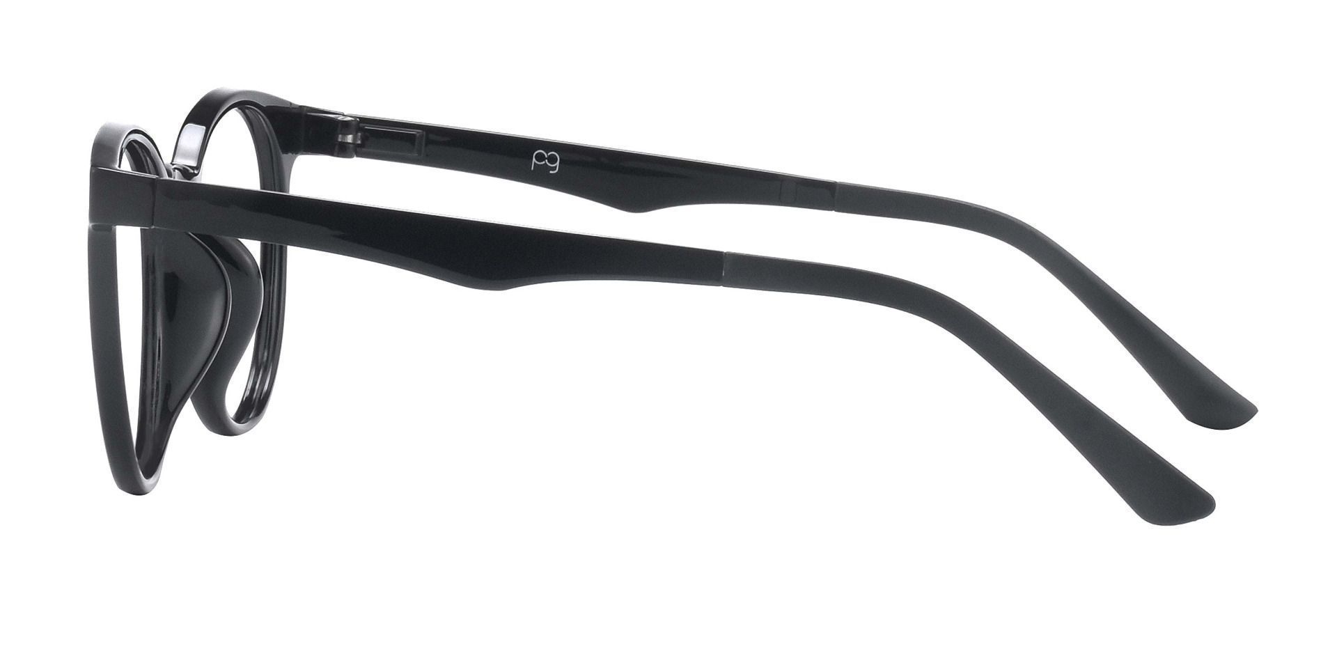 Alcott Oval Prescription Glasses - Black | Men's Eyeglasses | Payne Glasses