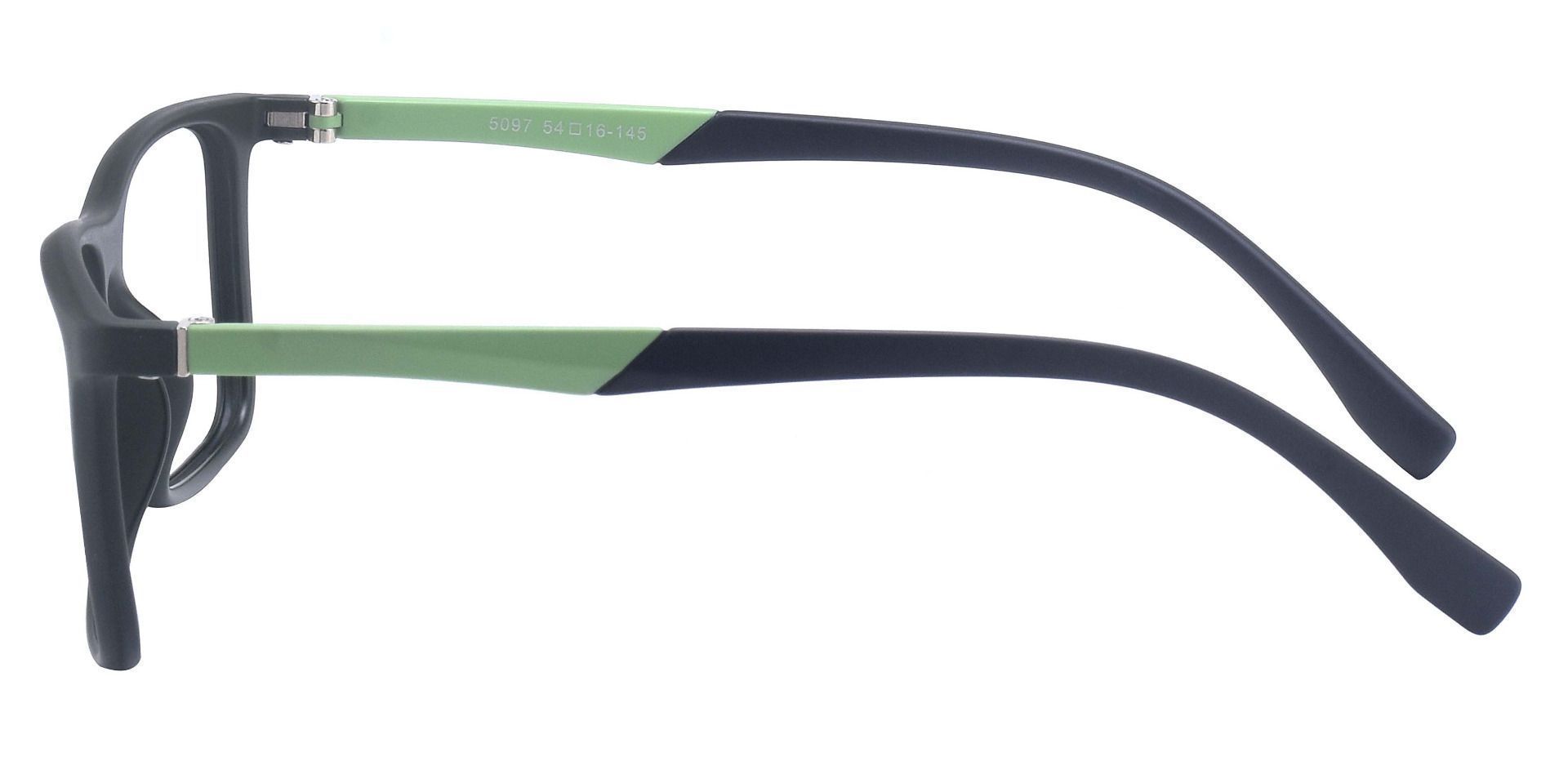 Cleveland Rectangle Prescription Glasses - Green