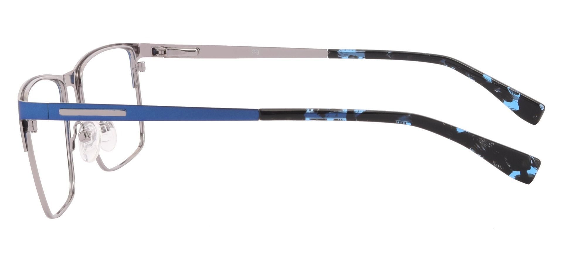 Yukon Square Non-Rx Glasses - Blue