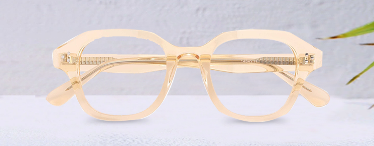 Safiya Geometric Prescription Glasses - Red | Women's Eyeglasses | Payne  Glasses