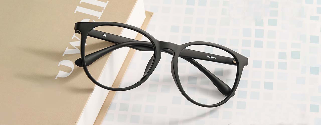 Circle frame prescription outlet glasses