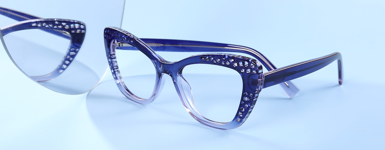 Cat Eye Glasses Frames with Prescription Lenses