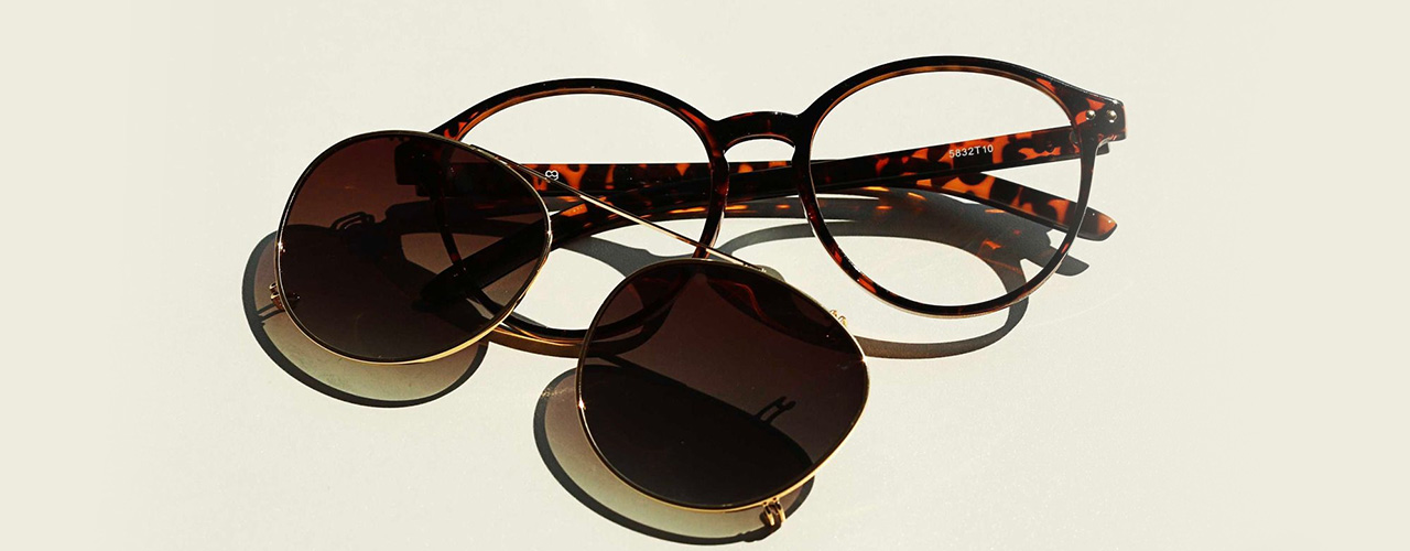 Magnetic Polarized Clip-on Sunglasses Eyeglass Frames Half Rimless Mens HFA647 